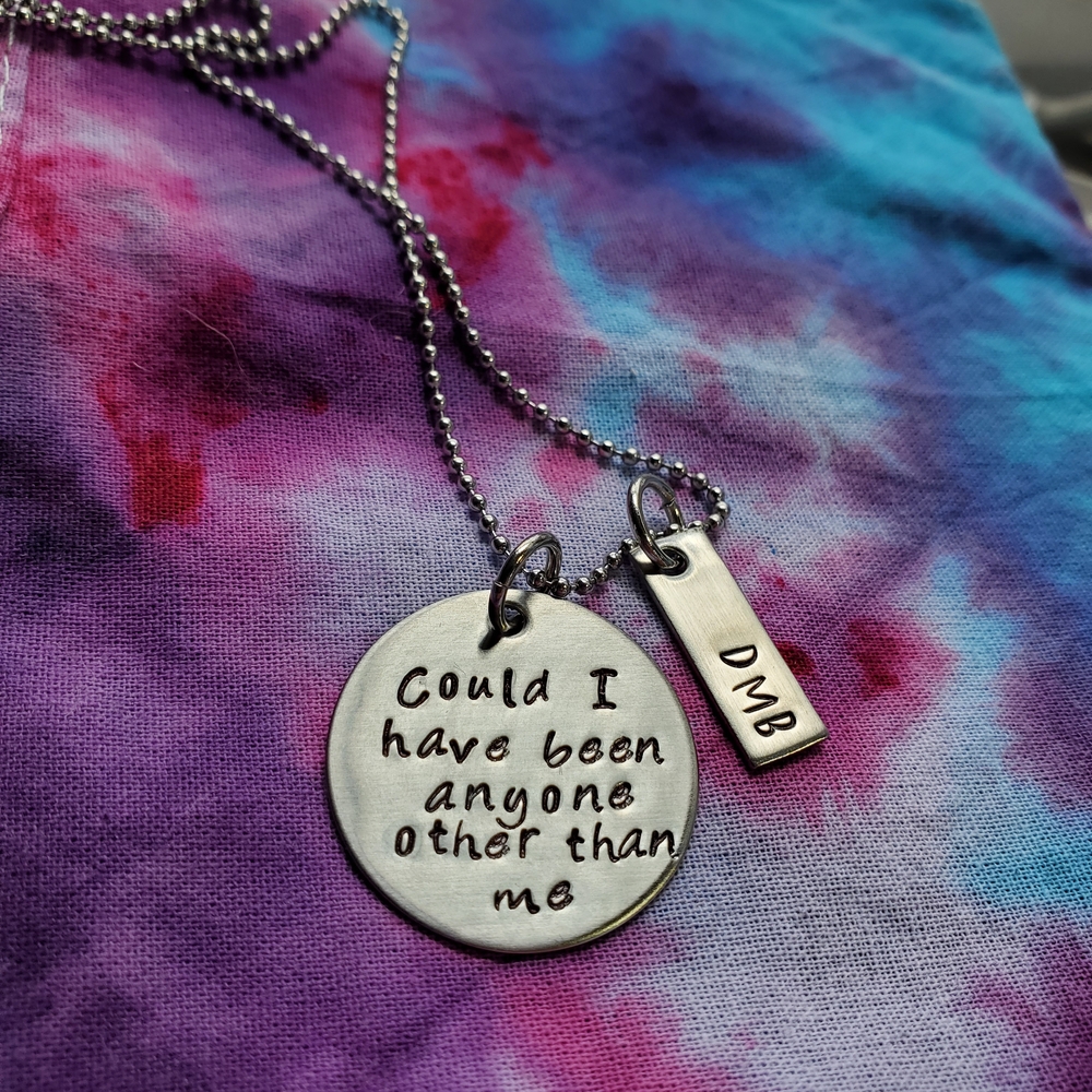 Dave Matthews Band Lyrics Necklace, Dmb